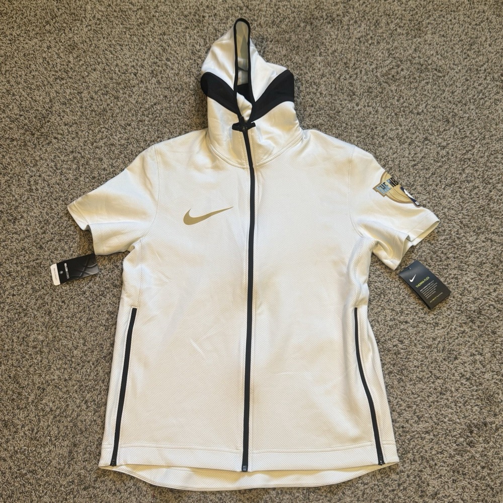 Men's Large Nike NBA Finals Zip Up Hoodie Therma Flex Dri-Fit AH4009-100 Rare